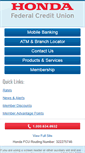 Mobile Screenshot of hondafcu.org
